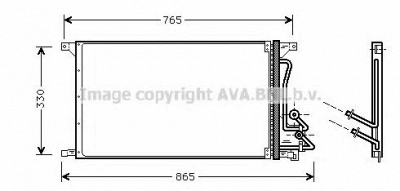 AVA QUALITY COOLING fd5304 -  Конденсатор, кондиционер